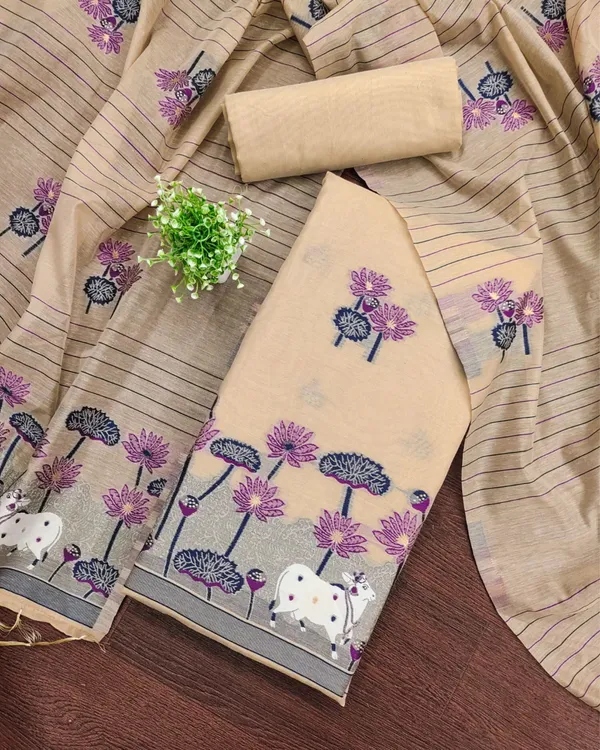 Banaras_Begum_Brocade_Cotton_Beige_Suit