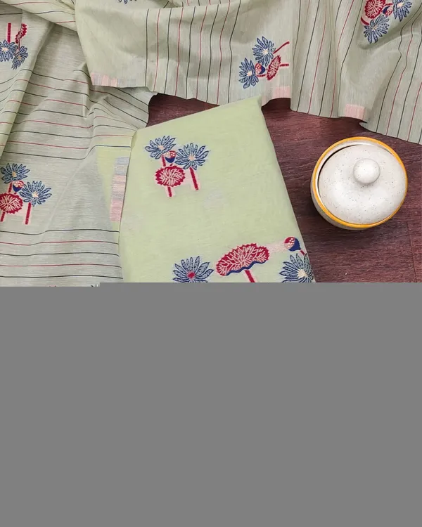 Banaras_Begum_Brocade_Cotton_Pastel_Green_Suit