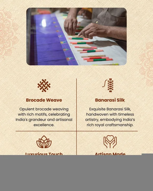Banaras_Begum_Lichi_Silk_Brocade_Peach_Dupatta