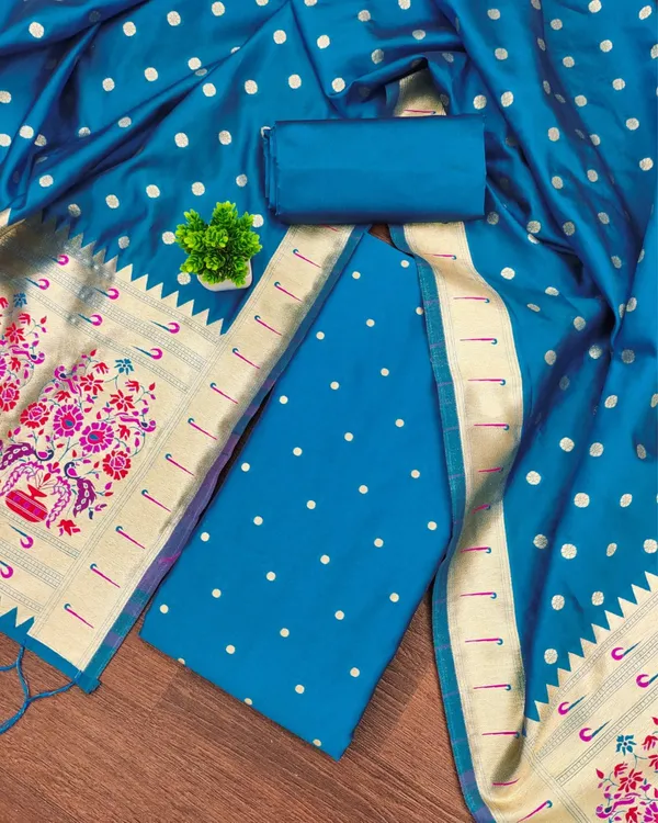 Banaras_Begum_Lichi_Silk_Royal_Blue_Brocade_Suit
