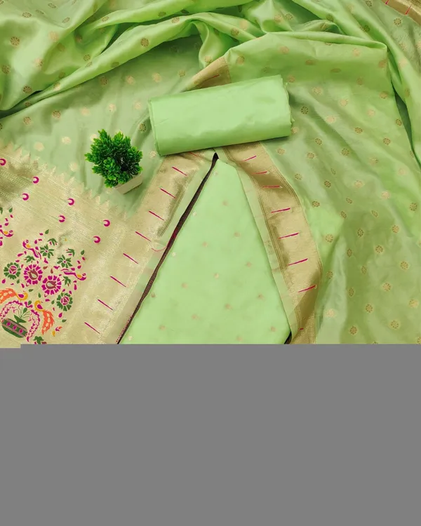Banaras_Begum_Lichi_Silk_Light_Green_Brocade_Suit