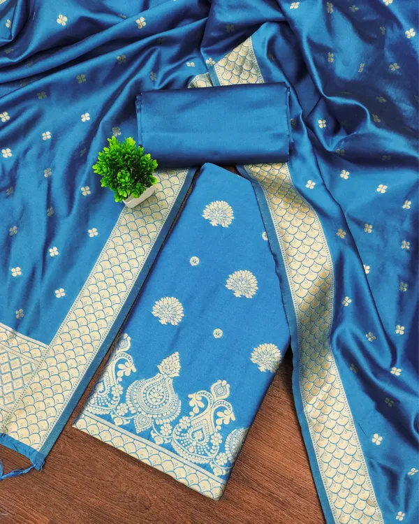 Banaras_Begum_Brocade_Lichi_Silk_Sky_Blue_Suit