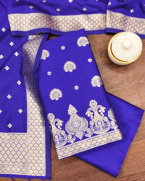 Banaras_Begum_Brocade_Lichi_Silk_Royal_Blue_Suit