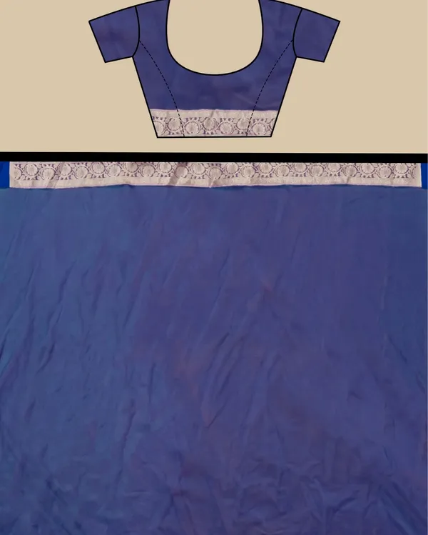 Violet_Banarasi_Brocade_Organza_Silk_Saree