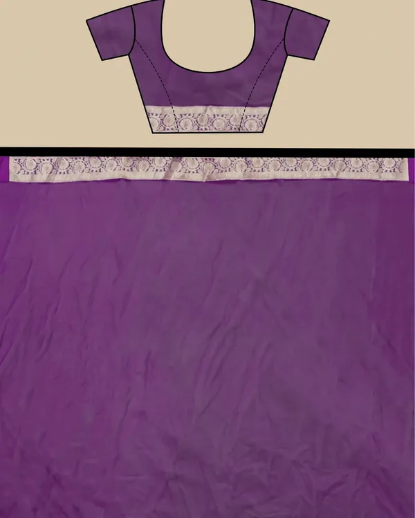 Purple_Banarasi_Brocade_Organza_Silk_Saree