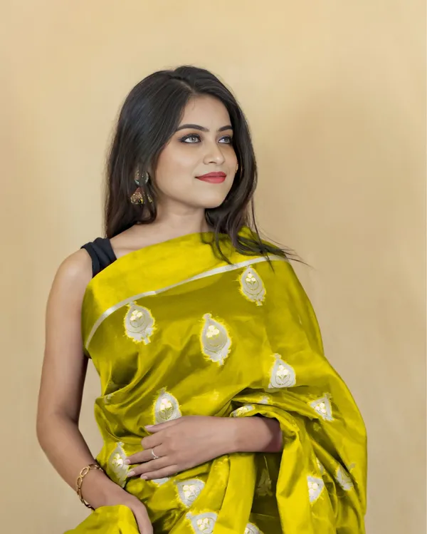 Pista_Green_Banarasi_Brocade_Organza_Silk_Saree