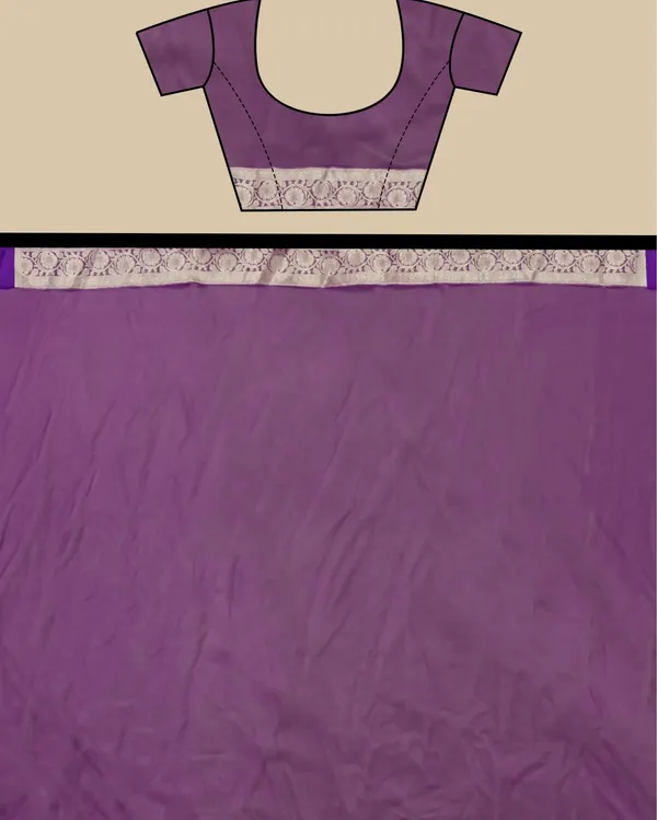 Dark_Purple_Banarasi_Brocade_Organza_Silk_Saree