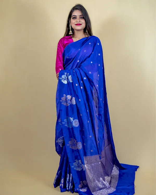 Violet_Banarasi_Brocade_Raw_Mango_Silk_Saree