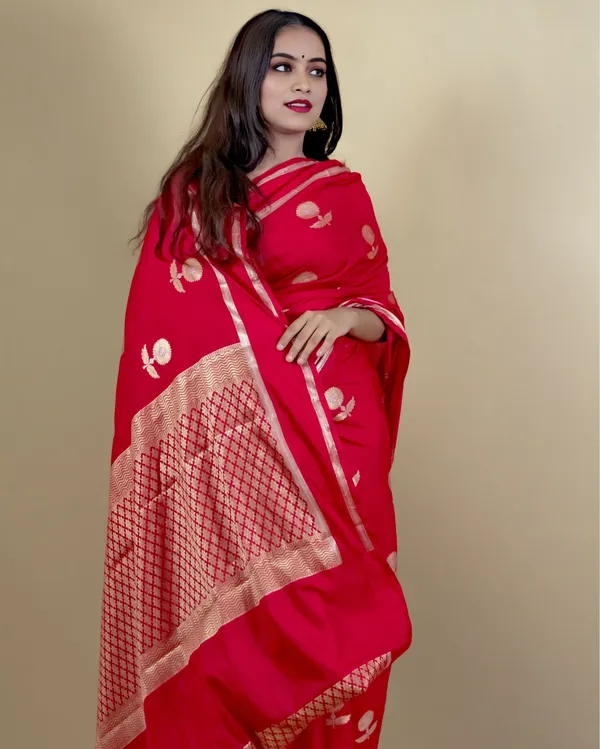 Fiery_Red_Banarasi_Brocade_Raw_Mango_Silk_Saree