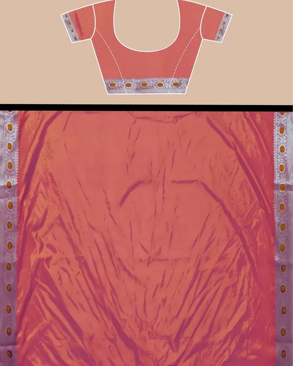 Bright_Orange_Banarasi_Brocade_Raw_Mango_Silk_Saree