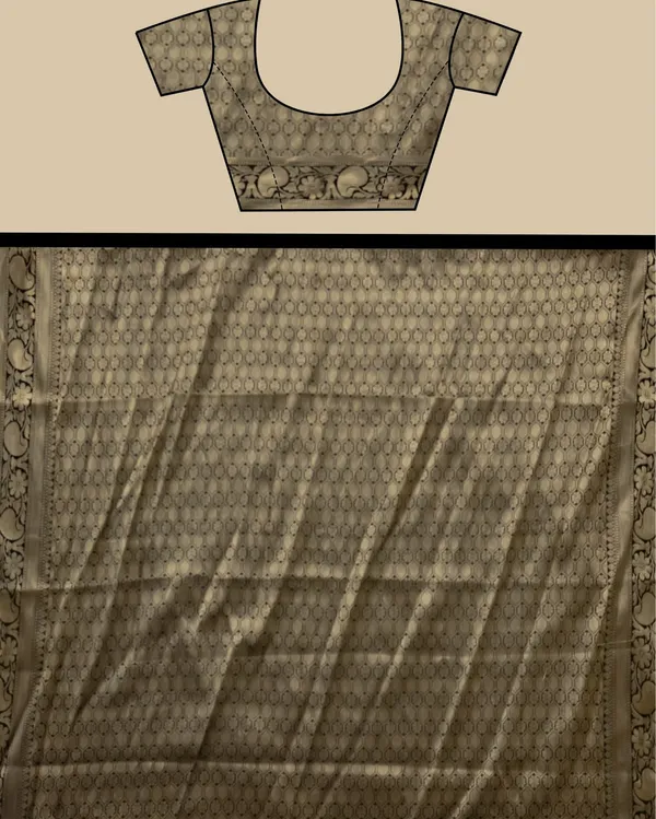 Black_Banarasi_Weaving_Tissue_Silk_Saree
