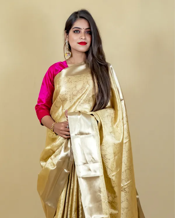 Golden_Banarasi_Weaving_Tissue_Silk_Saree
