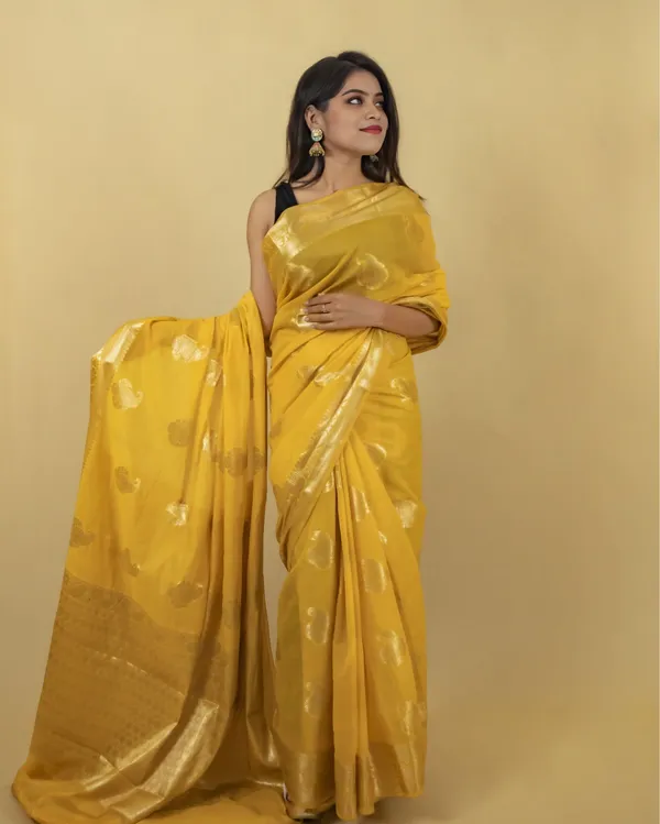 Sunny_Yellow_Banarasi_Weaving_Tissue_Silk_Saree