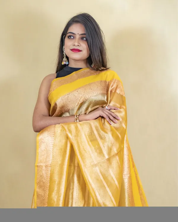 Bright_Yellow_Banarasi_Weaving_Tissue_Silk_Saree