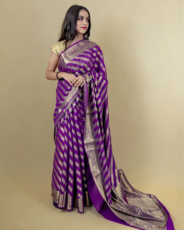 Regal_Purple_Banarasi_Weaving_Tissue_Silk_Saree
