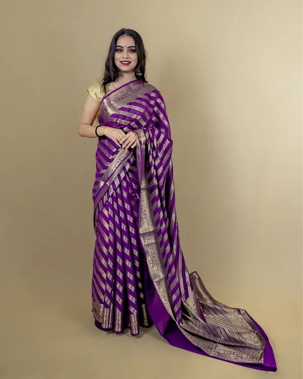 Regal_Purple_Banarasi_Weaving_Tissue_Silk_Saree