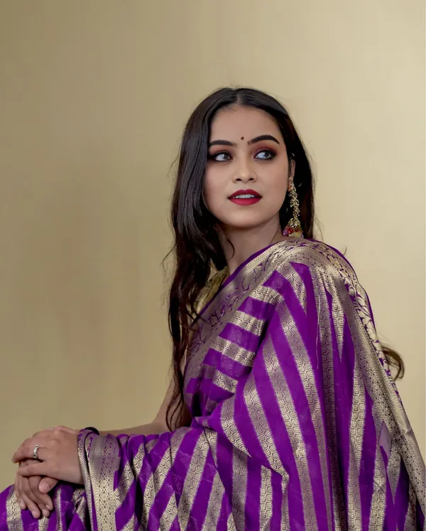 Regal_Purple_Banarasi_Weaving_Tissue_Silk_Saree