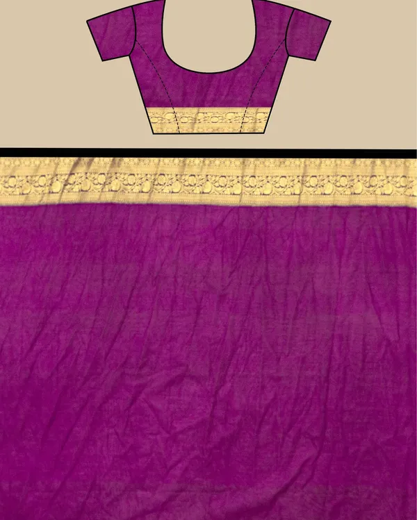 Fuchsia_Banarasi_Weaving_Tissue_Silk_Saree