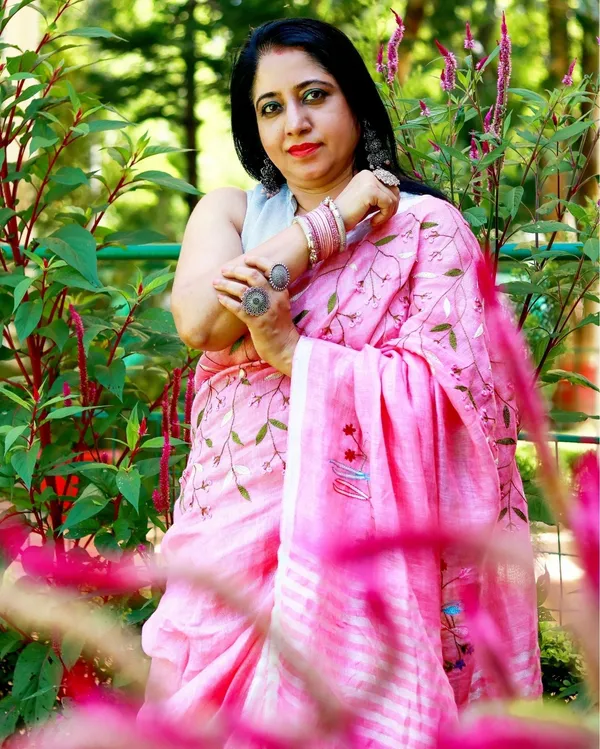 Bhavbheeni_Light_Pink_Embroidered_Saree