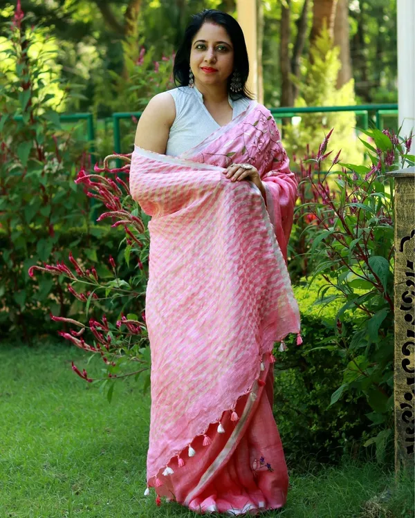 Bhavbheeni_Light_Pink_Embroidered_Saree
