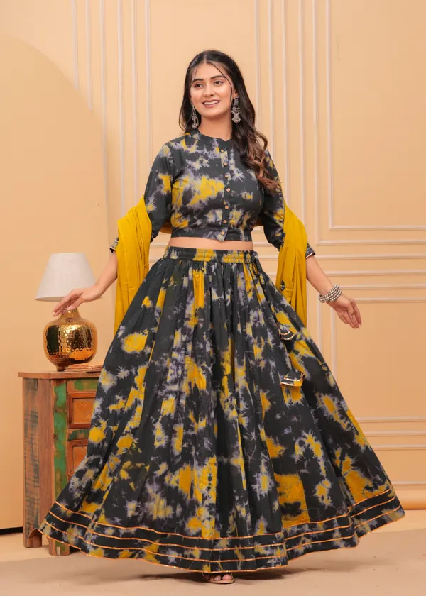 Stormy_Gray_Dharohar_Block_Printed__Lehanga_Choli_Set
