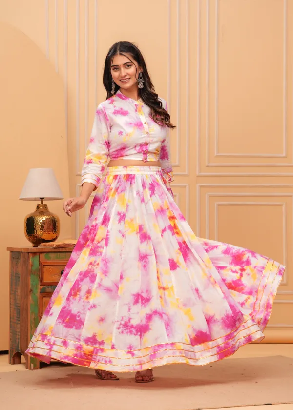 Dharohar_Blockprinted_White_&_Pink_Lehanga_Choli_Set