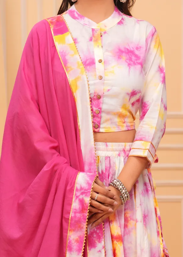 Dharohar_Blockprinted_White_&_Pink_Lehanga_Choli_Set