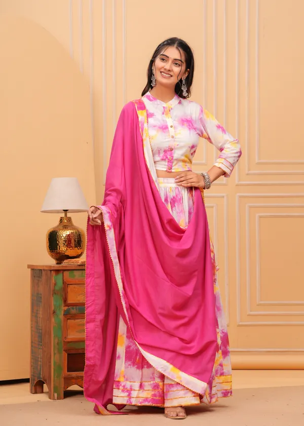 Dharohar_Blockprinted_White_&_Pink_Lehanga_Choli_Set
