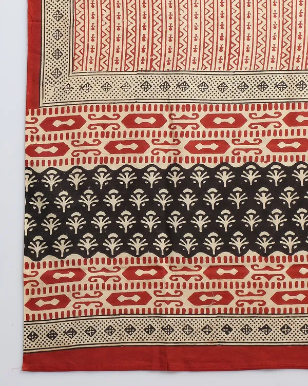 Dharohar_Pure_Cotton_Bold_Black_Stitched_Lehanga