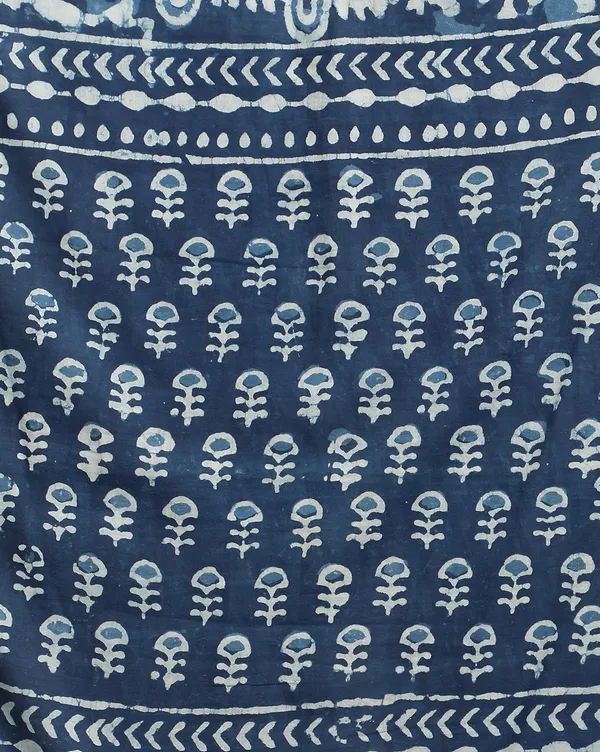 Dharohar_Pure_Cotton_Mystical_Indigo_Stitched_Lehanga