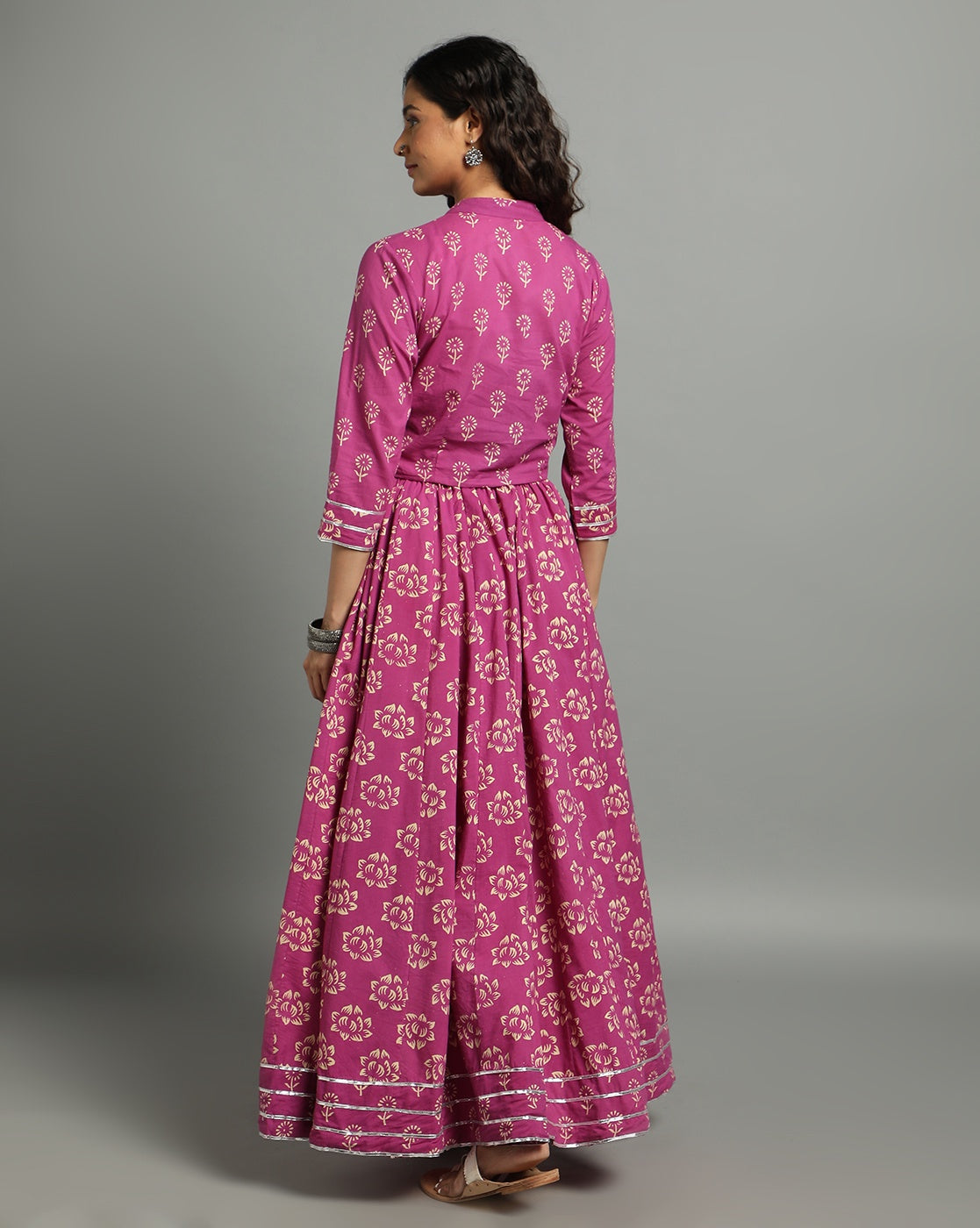 Dharohar_Pure_Cotton_Sweet_Pink_Stitched_Lehanga