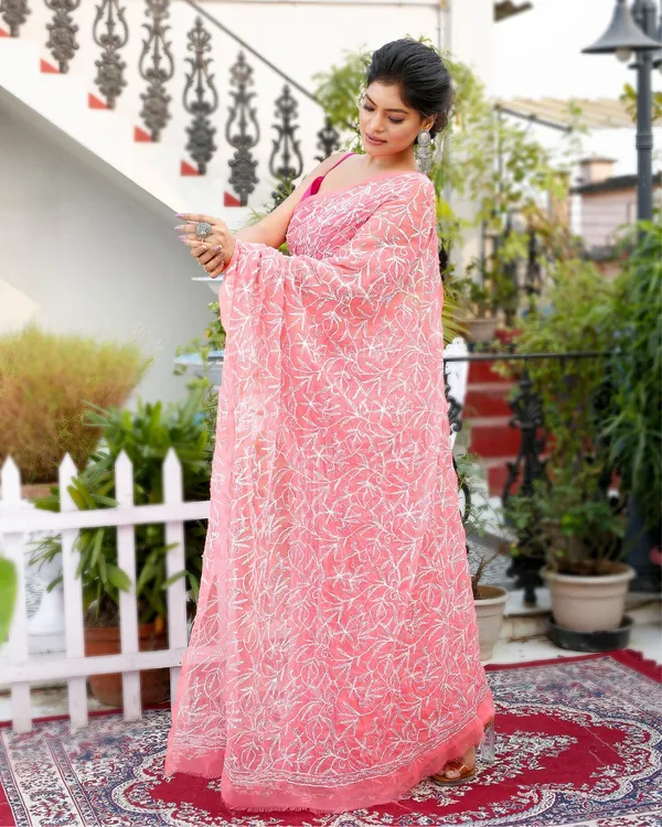 Jalkriti_Candy_Pink_Georgette_Saree
