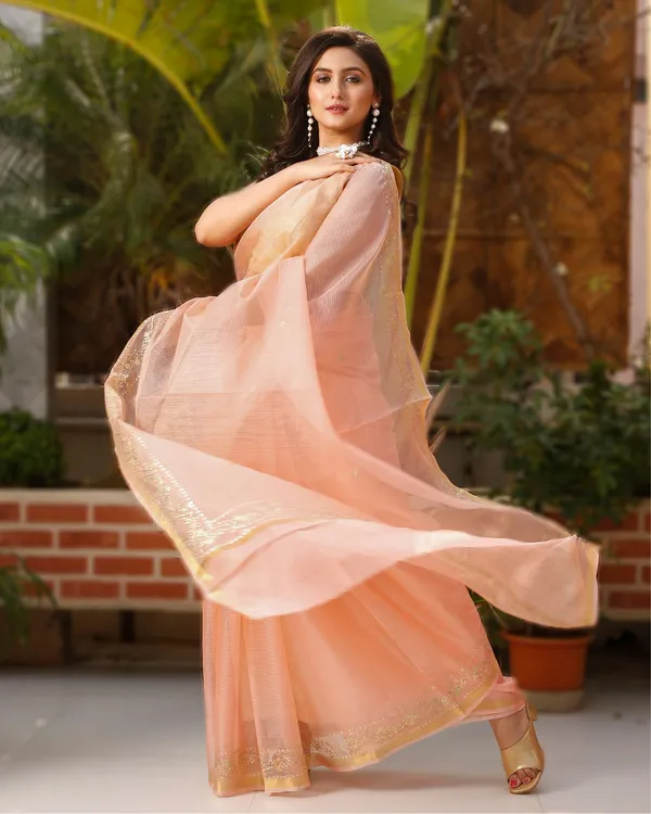 Jhalak_Peach_Silk_Saree