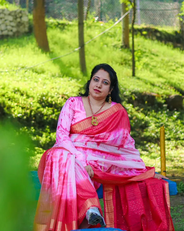 Jhilmil_Jhalar_Pink_Shibori_Saree