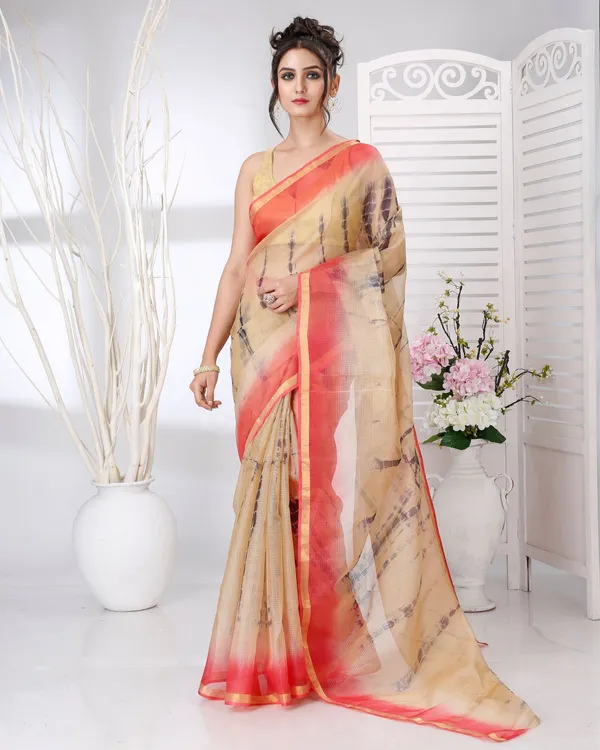 Lehar_Beige_Kota_Silk_Shibori_Saree