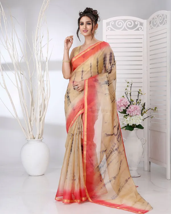 Lehar_Beige_Kota_Silk_Shibori_Saree