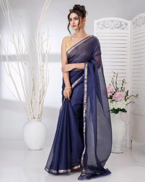 Lehar_Blue_Kota_Silk_Saree