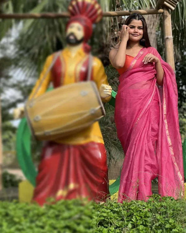 Pink_Lehar_Pure_Cotton_Silk_Saree