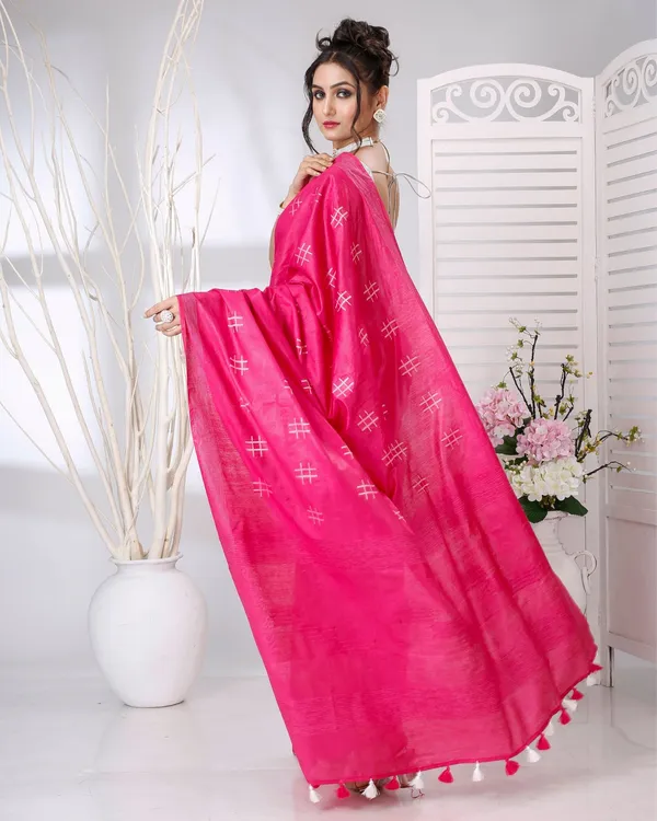 Pink_Nakashi_Thaath_Magenta_Pure_Cotton_Silk_Saree