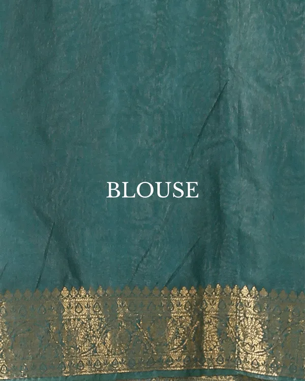 Rajsi_Thaath_Banarasi_Silk_Green_Saree