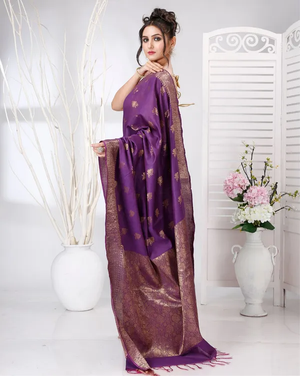 Rajsi_Thaath_Banarasi_Silk_Purple_Saree