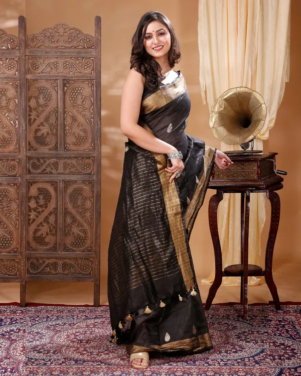 Rajsi_Thaath_Black_Banarasi_Saree