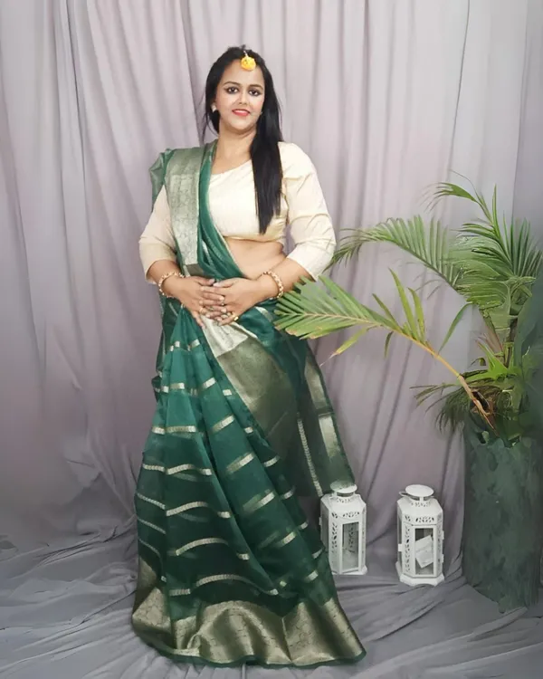 Rajsi_Thaath_Green_Banarasi_Saree