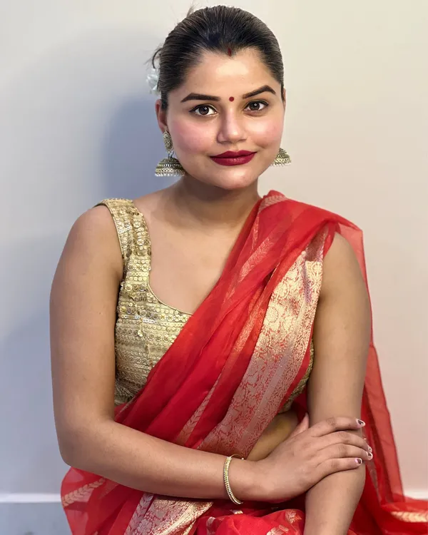 Rajsi_Thaath_Red_Banarasi_Saree