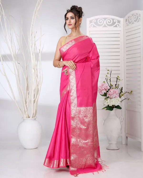 Rajsi_Thaath_Rose_Pink_Banarasi_Saree