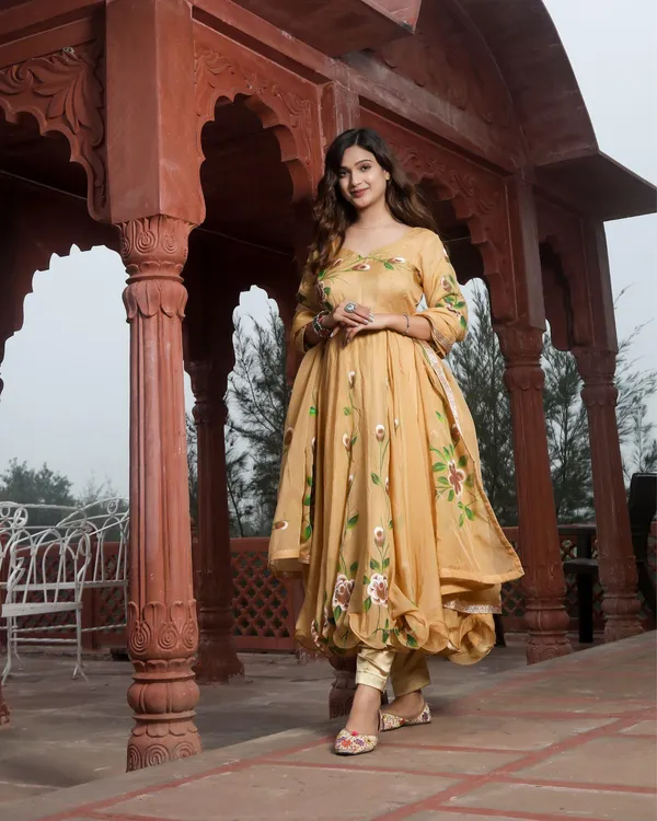 Rango_Ki_Kalam_Se_Honey_Yellow_Anarkali_Suit