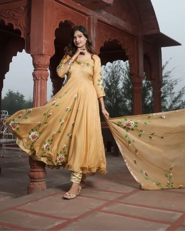 Rango_Ki_Kalam_Se_Honey_Yellow_Anarkali_Suit