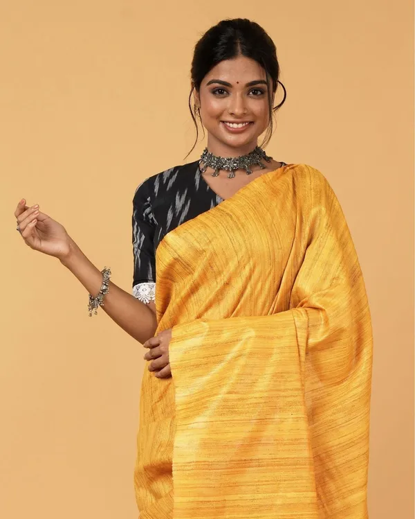 Rangrasiya_Mustard_Silk_Saree