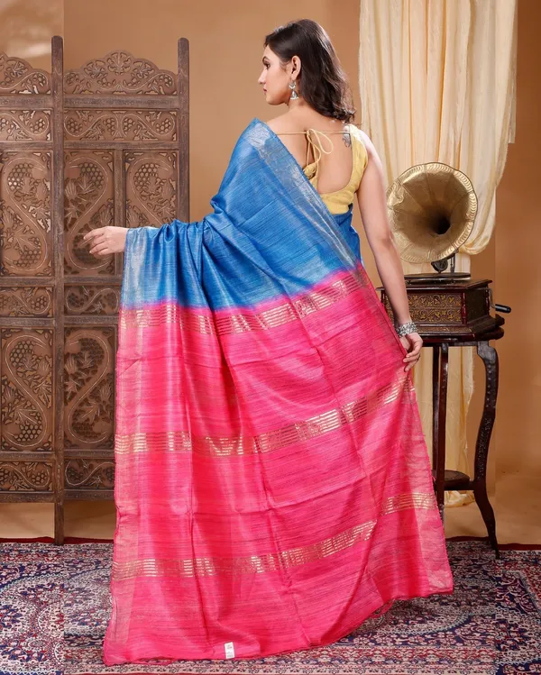 Rangrasiya_Blue_&_Pink_Silk_Saree