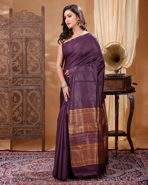 Classic_Elegance_Purple_Silk_Saree